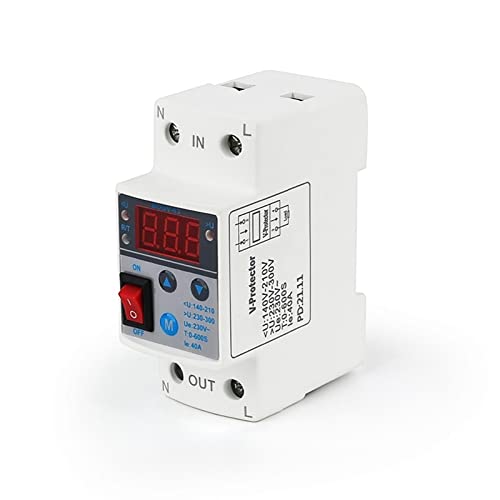 Limiteur de sous et surtension AC 220V 40A avec affichage numérique de consommation