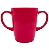 Rosa Lifestyle Mug rose  deux anses en mlamine ? Capacit de 400 ml ? Lgre (126 g) ? Aide  la mobilit pour les personnes ges, la dmence, la prise en main faible, les tremblements, l'arthrite,