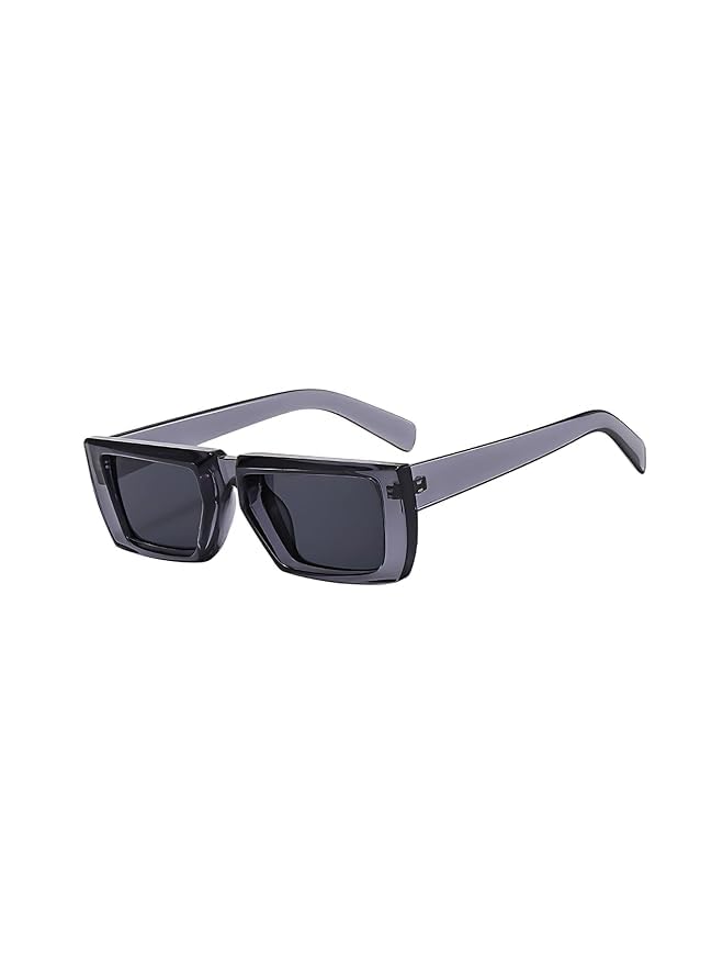 roffers Premium Black Flat Lens with Matte Frame Sunglasses, Goggles For Men's and Women's UV Protected,Pack of 1-picture-24