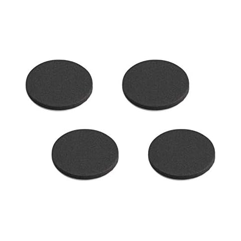 Metafranc, Diameter 40 mm, self-Adhesive, Black, Pack of 4, Shock-Absorbing, Non Furniture and Objects, EVA Set, Rubber Pads, Anti-Slip buffers, 646066, Ø (4 Stück) Cover