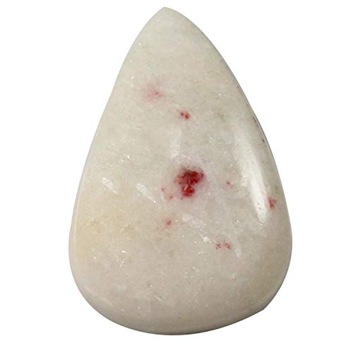 Jaspe cinabre cabochon poire 25,9 carats, le cadeau idéal pour créateurs de bijoux
