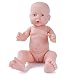 HiPlay Realistic Baby Doll Lifelike Vinyl Naked Boys/Girls Newborn Baby Dolls for Kids Toys/Nursing Practice/Teaching/Photography - Size & Gender Selectable (16 inch Girl)