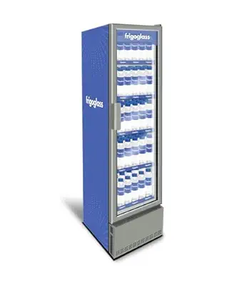 Frigoglass visi cooler VG 250; Single door, Volume 230L, (Robust design, low energy consumption, Internal LED, uniform cooling - designed for hot and humid climate); With 1 year comprehensive warranty