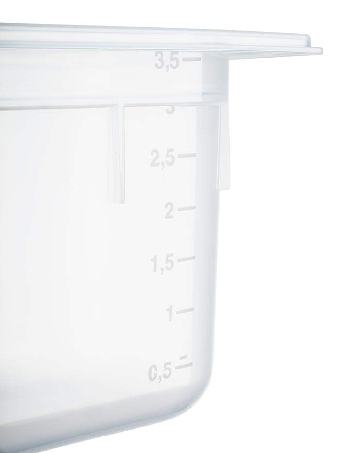 Bac gastronorme polypropylène 53 x 32,5 cm récipient de cuisine
