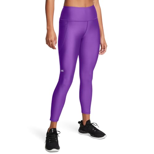Image of Under Armour Women's HeatGear Armour High Waisted Ankle No-Slip Leggings