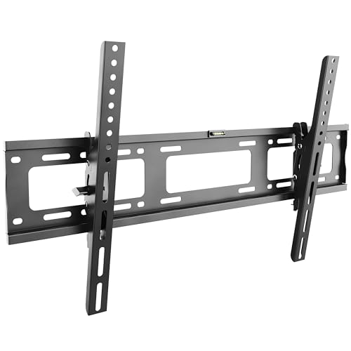 RICOO R07 TV Wandhalterung Fernseher Halterung 40-100 Zoll TV Halterung Flach Slim bis 100 kg VESA 200x200 - VESA 600x400 Wandhalterung Fernseher Wand Fernsehhalterung Neigbar auch 55 75 65 85 Zoll