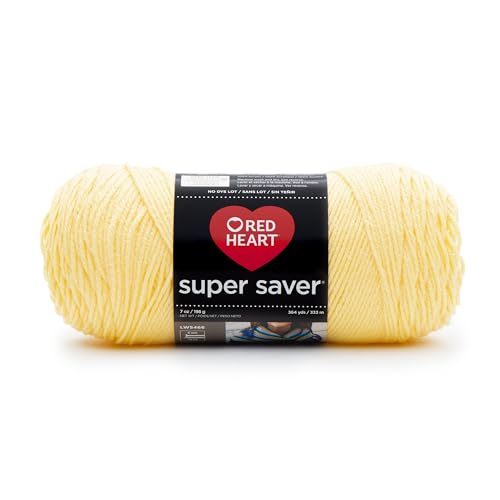 Image of Red Heart E300.0235 Super Saver Economy Yarn, Lemon