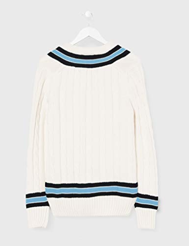 Gunn & Moore GM, Navy Blue & Sky Blue, Medium Junior - Image 3