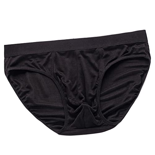 GAOGAO Real Mulberry Silk Men Underwear Ultra-thin Breathable and Smooth Men's Briefs Intimates