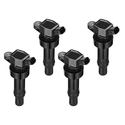 Image of BDFHYK Ignition Coil Pack UF652 Compatible with Hyundai Accent 2012-2022 Veloster 2012-2017 Kia Soul Rio 2012-2019 Hyundai Oem Coil Pack Coil for Kia 1.6L L4 C1803 Set of 4