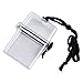 Waterproof Sport Case with Lanyard, Sealed Dry Box for Kayaking, Rafting, Swimming, and Outdoor Water Activities, Grey（Transparent）