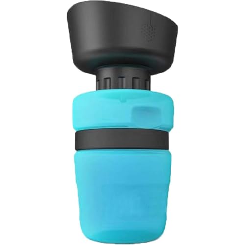 Joxoilsoペット給水器 520ml犬用コップ ペット用品 ウォーターノズル 犬 外出水筒 漏れ防止ペットトラベルボトル 軽量 大容量 携帯用 お散歩 お出かけ 旅行 ぎゅ〜っと押すだけ ペット給水器 犬猫用 携帯用水飲み ウォーターボトル 抗菌性のポ