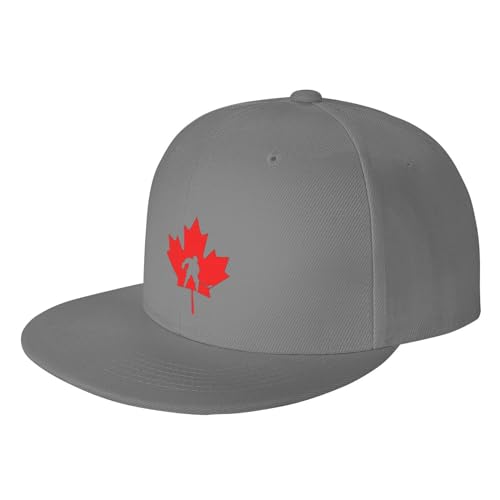 Canadian Hockey Player Outdoor Baseball Hat Flat Hat2