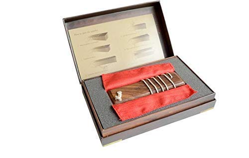 Image of Hanuman Chalisa (Hindi) Printed in Ancient Palm Leaf Manuscript Format, Best for Meditation and Chanting, Traditional Gift (Goswami Tulasidas)