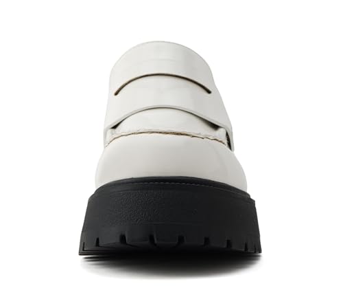 Image of Soda inchAMP inch ~ Women Round Toe Slip-On Lug Sole High Heel Penny Loafer Shoe