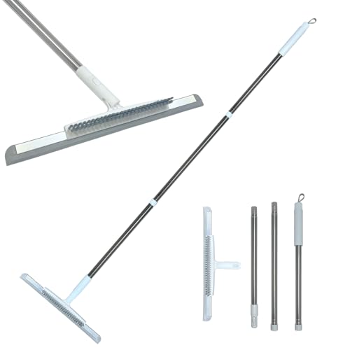 Duschabzieher Edelstahl 124CM mit 38CM Breiter Gummilippe,Fensterabzieher,...