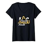 Photo Gallery amuck! amuck! amuck! - regali per feste di halloween maglietta con collo a v Photo Gallery amuck! amuck! amuck! - regali per feste di halloween maglietta con collo a v
