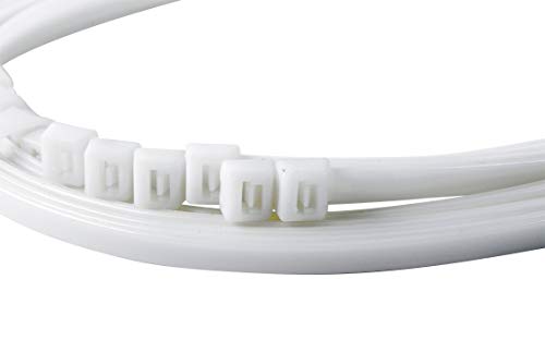 Image of Gardner Bender 46-424 Heavy-Duty Cable Tie, 24 inch, 180 lb, Electrical Wire and Cord Management, Nylon Zip Tie, 50 Pk, Natural White