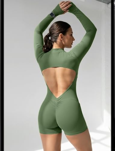 Mono deportivo push up STARBILD de manga larga con bolsillos 5