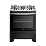 Fogão Supreme Inox Timer 5Q Preto