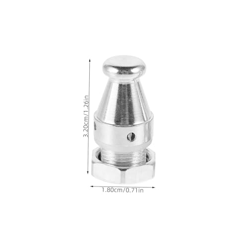 Válvula de seguridad para olla a presión SOLUSTRE, juego de 2 piezas, accesorio de aluminio universal para reemplazo miniatura 2
