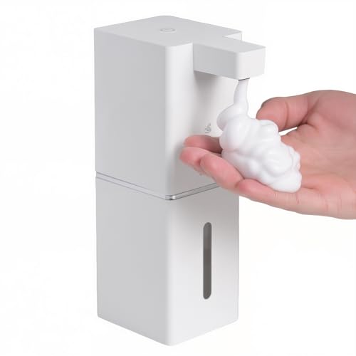 ソープディスペンサー 自動 泡 380mlタンク USB充電式 4段階出液調整 1200mAh大容量バッテリー 非接触 ハンドソープ ディスペンサー オートディスペンサー 泡ハンドソープ 洗面所/キッチン用