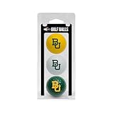 Team Golf NCAA Baylor Bears 3 Golf Ball Pack Regulation Size Golf Balls, 3 Pack, Full Color Durable Team Imprint