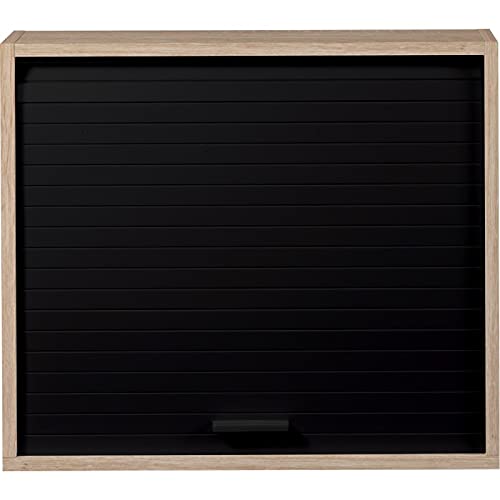 Meuble Cuisine Chêne Rideau Noir 1 Etagère Larg 60 Haut 53.6 Prof 25 cm