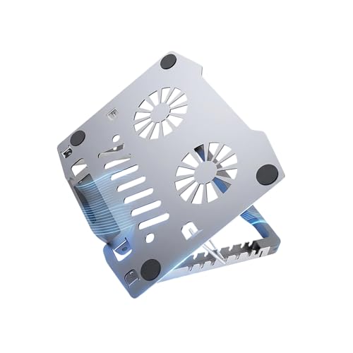 Soporte plegable portátil para laptop con 6 alturas ajustables miniatura 7