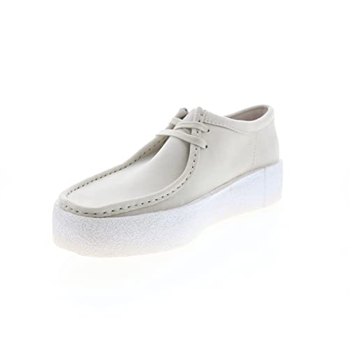 Clarks Wallabee Cup White Nubuck 9.5 D (M) - 4
