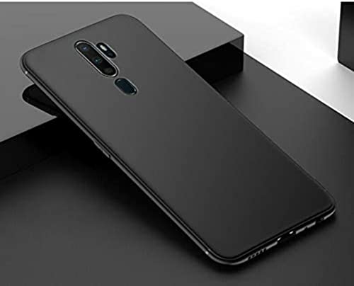 Image of Mobile Back Cover Case for Oppo A9 2020 (Silicone Case|CameraProtection|Black SC1510)