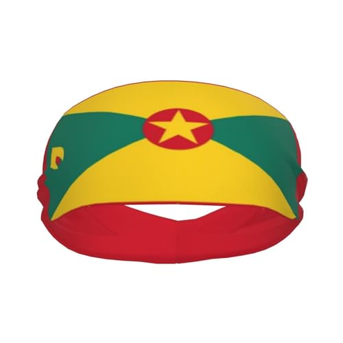 Image of Cute Flag Headbands Women Men Flag Sweatband Sports Headband for Running, Cycling, Yoga Gym, Working Out