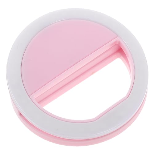 FIXOSHEE Luz de Anillo LED para con Clip Portátil para Móvil Compatible con Teléfonos Tablets y Portátiles Diseño Estable y Fácil Instalación Luz de Aro para Videollamadas y Maquillaje
