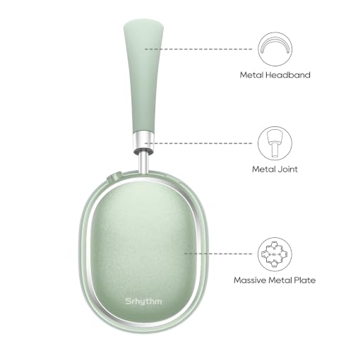 Image of Srhythm NiceComfort 95 Hybrid Noise Cancelling Headphones Wireless | Bluetooth with Transparency,ENC,HD Sound,Slim Headphones Lightweight