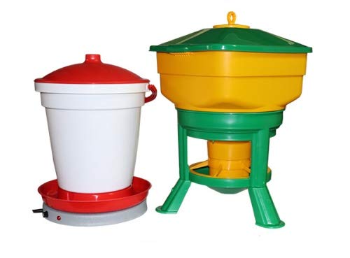 Hemel 3er Set (Tränke, Tränkenwärmer, Futterautomat)