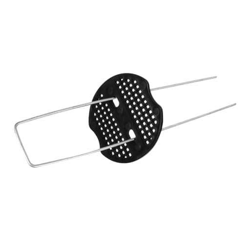 MOTHNUR 50個 草地用字型固定釘 入り 釘 バッファーワッシャー 錆びにくい製 頑丈で耐候性抜群 ガーデン 除草用タープ支柱固定に