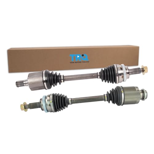 Image of TRQ Front Driver and Passenger Side CV Axle Assembly Set 2 Piece for 2007-2009 Mazda CX-7 2010 CX-7 Grand Touring 2010 CX-7 Touring 2011-2012 CX-7 I4 2.3L