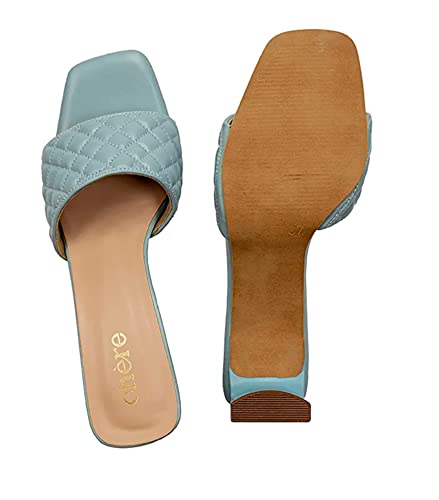 Image of CHERE Premium Mule Thin Flat Heel Sandal for Mule Women's with Open Toe Comfortable Sandals for Casual, Party and Formal Occasions