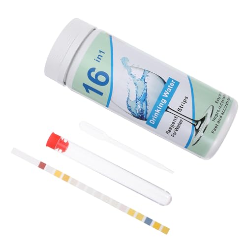 BESTOYARD Tiras de Prueba de Agua Potable para Test Rápido y Control de Calidad 50 Multifuncionales Papel Fácil de Usar para Uso Doméstico