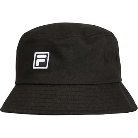 Fila Bizerte Black Fitted Bucket Hat Cover