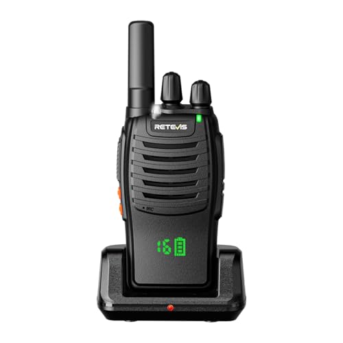Retevis H777H Walkie Talkie Profesional, PMR446 Radio Bidireccional con Pantalla Oculta, USB C, VOX...