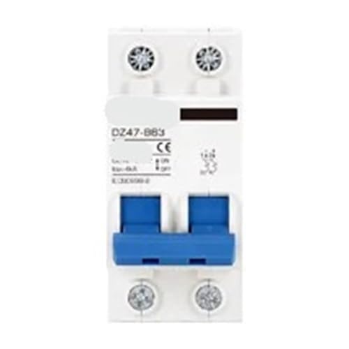 Disjoncteur photovoltaïque DZ47Z-63 protégeant les circuits DC 500V 50A