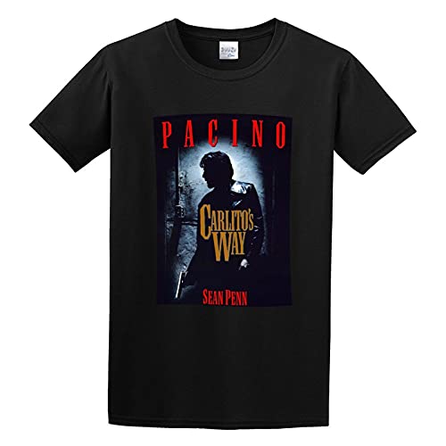 Camiseta clásica para hombre Carlito'S Way V1 Brian De Palma Movie 1993, camiseta negra de algodón, Negro, L