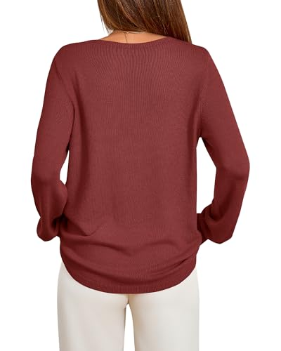 Women's Long Sleeve Crew Neck Sweaters - image 3
