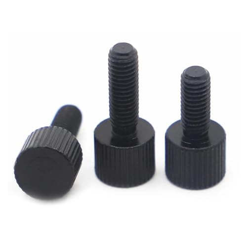 M2 M2.5 M3 M4 M5 M6 304XeX|܂݃lW v[^Cv gbN [bgwbh J[{| 蓮lW(Black,12MM_M5 2PCS)