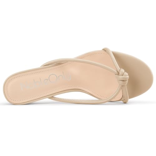 Image of NobleOnly Women's Black Kitten Heel Mule Sandals, 2.4 Inches, Open Toe, Slip On, Party, Prom, Wedding, Evening, Classic Style