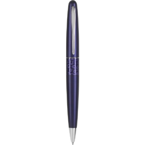 PILOT MR Animal Collection Ballpoint Pen in Gift Box, Matte Plum Barrel with Leopard Accent, Medium Point Stainless Steel Nib, Refillable Black Ink (91333)