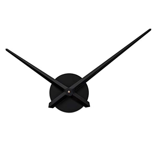 AILILIFE 3D Clock Hands, DIY Large Clock Movement Mechanism with 12 Inch Long Spade Hand, 3D Wall Clocks Home Decor