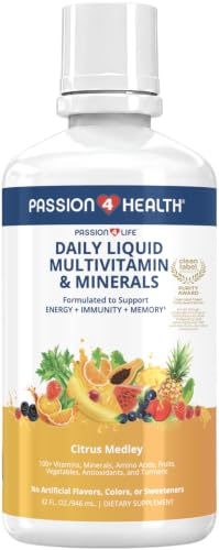 Passion 4 Life Daily Liquid Multivitamin and Minerals 32 Fl Oz