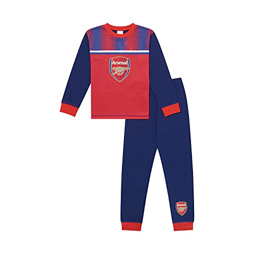 Arsenal F.C. Boys Pyjamas, AFC PJ Set Ages 3 to 15 Years Old, Official Football Merchandise (7-8 Years) Red
